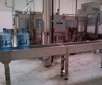 Stainless Steel Conveyer - Steelhead Inc. - Custom Bottling Solution